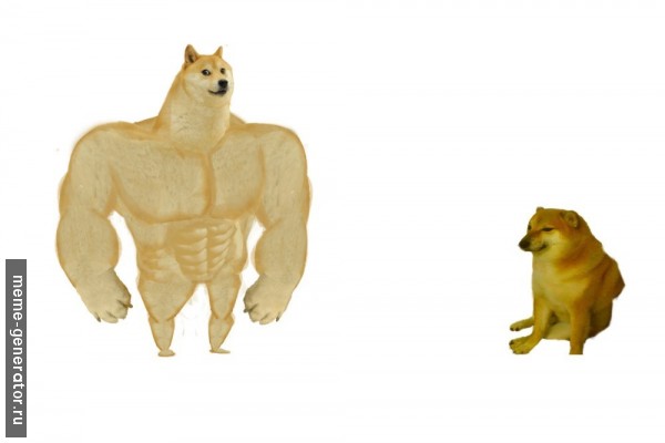 мем buff doge